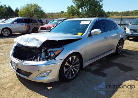 2013 Hyundai Genesis 5.0 R-Spec из США, поврежденный, VIN KMHGC4DH1DU250287